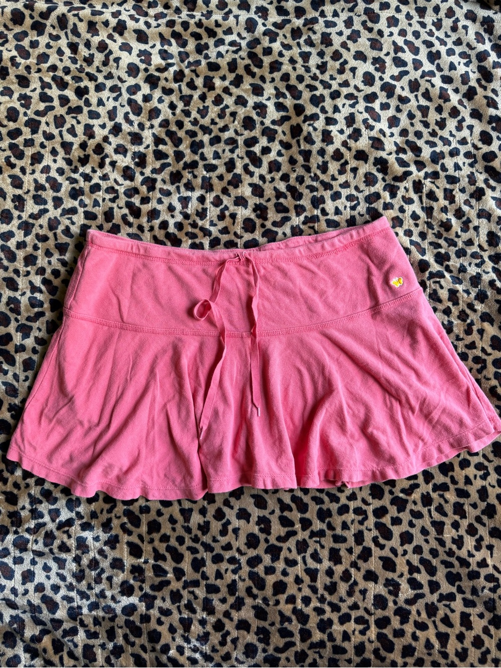 Aeropostale Women’s Pink Flared Drawstring Skirt